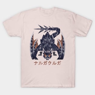 Monster Hunter World Iceborne Nargacuga Kanji Icon T-Shirt